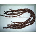 Most sexy and beautiful double strand twist waxed polyester cord handle rope